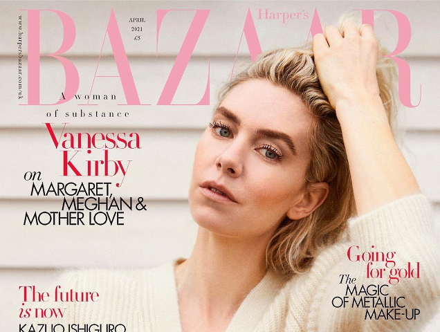 UK Harper’s Bazaar April 2021 : Vanessa Kirby by Josh Shinner