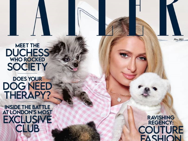 Tatler May 2021 : Paris Hilton by Yu Tsai