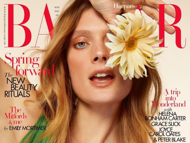 UK Harper’s Bazaar May 2021 : Constance Jablonski by Betina du Toit