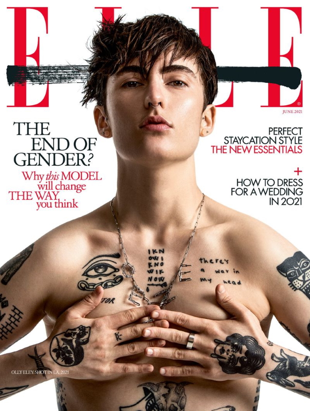 UK Elle June 2021 : Olly Eley by Damon Baker