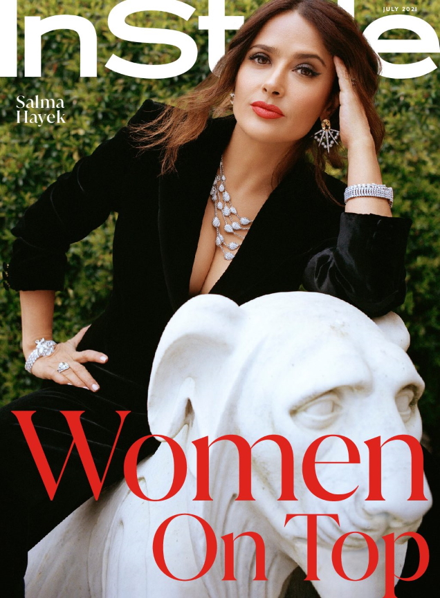 US InStyle July 2021 : Salma Hayek by Charlotte Hadden