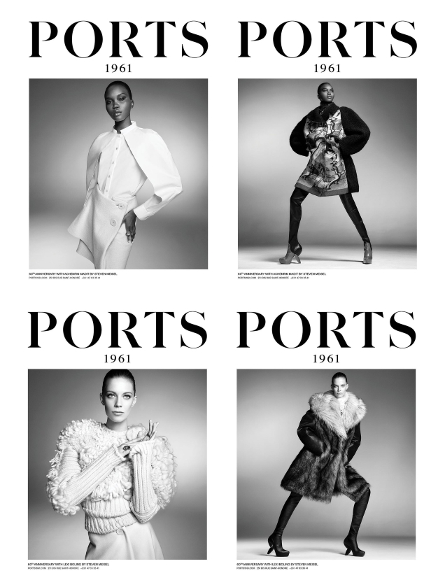 Ports 1961 F/W 2021.22 : Alyda, Achenrin & Lexi by Steven Meisel