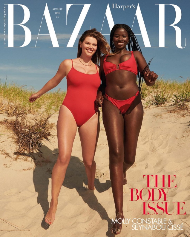 UK Harper’s Bazaar August 2021 : Molly Constable & Seynabou Cissé by Pamela Hanson