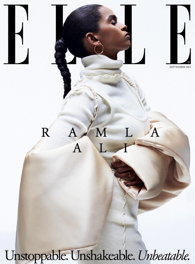 UK Elle September 2021 : Ramla Ali by Meinke Klein