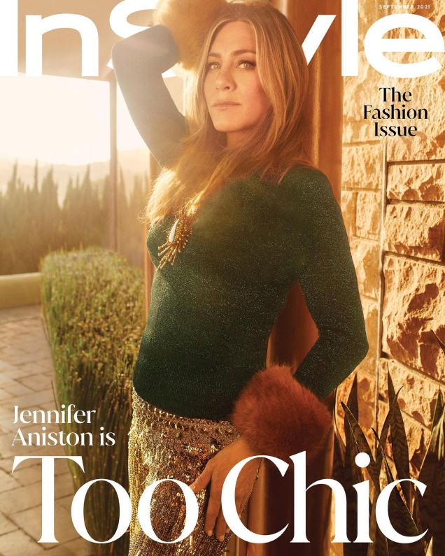 US InStyle September 2021 : Jennifer Aniston by Emma Summerton