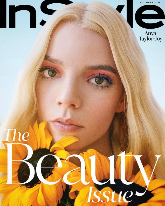 US InStyle October 2021 : Anya Taylor-Joy by Sebastian Faena