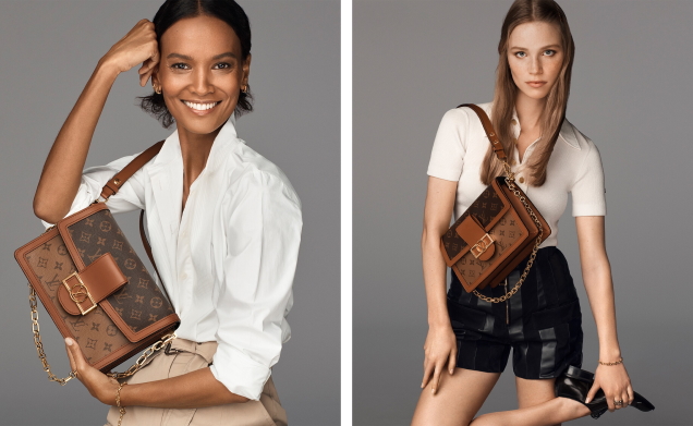 Louis Vuitton Handbags F/W 2021.22 : Liya Kebede & Rebecca Leigh Longendyke by Steven Meisel