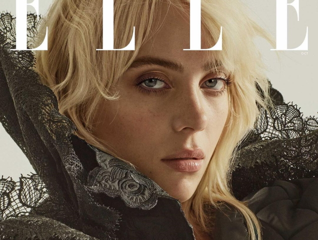 US Elle October 2021 : Billie Eilish by Alique