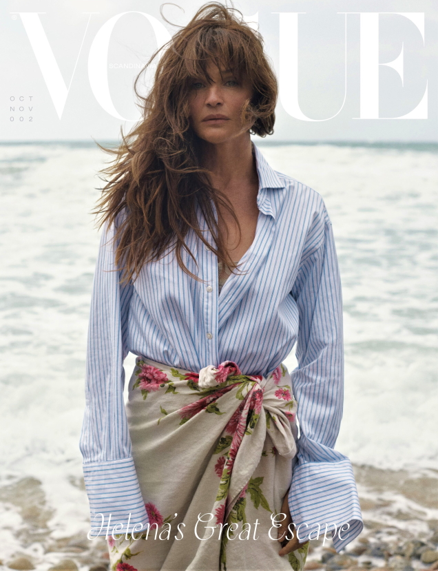 Vogue Scandinavia October/November 2021 : Helena Christensen by Henrik Bülow