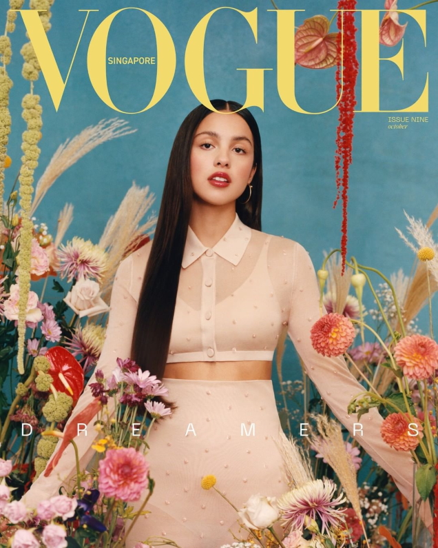 Vogue Singapore October 2021 : Olivia Rodrigo by Peter Ash Lee