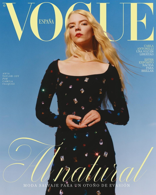 Vogue España October 2021 : Anya Taylor-Joy by Camila Falquez