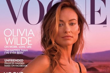 US Vogue January 2022 : Olivia Wilde by Annie Leibovitz