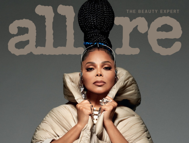 Allure February 2022 : Janet Jackson by Tom Munro