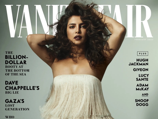 Vanity Fair February 2022 : Priyanka Chopra by Emma Summerton