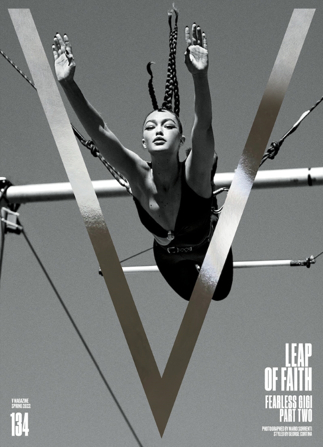 V Magazine #134 Spring 2022 : Gigi Hadid by Mario Sorrenti