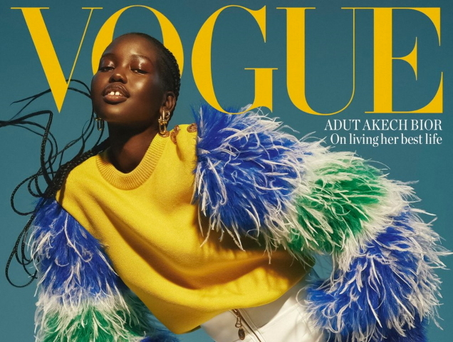 Vogue Australia January 2022 : Adut Akech by Charlie Dennington