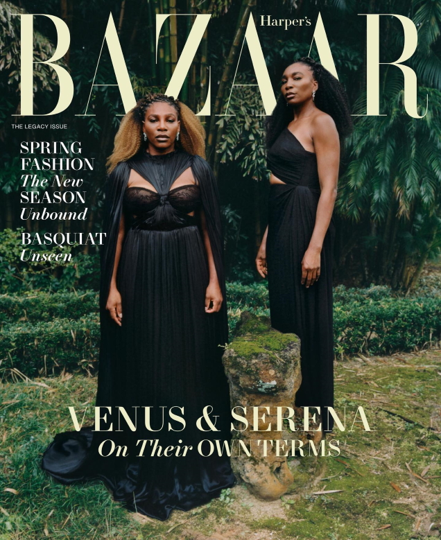 US Harper’s Bazaar March 2022 : Venus & Serena Williams by Renell Medrano