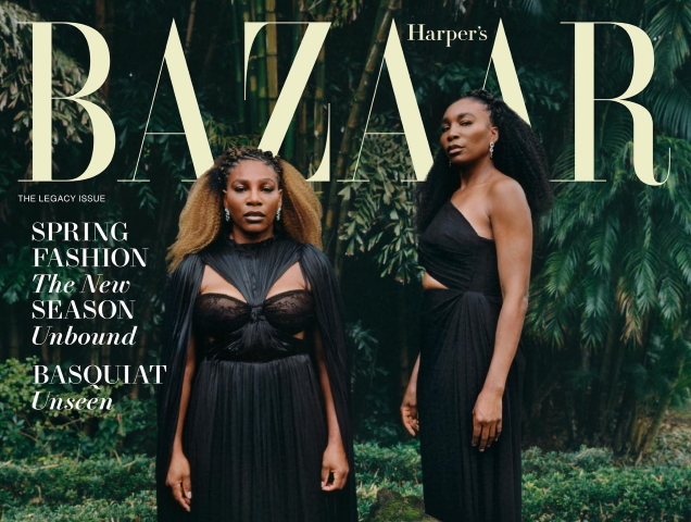 US Harper’s Bazaar March 2022 : Venus & Serena Williams by Renell Medrano