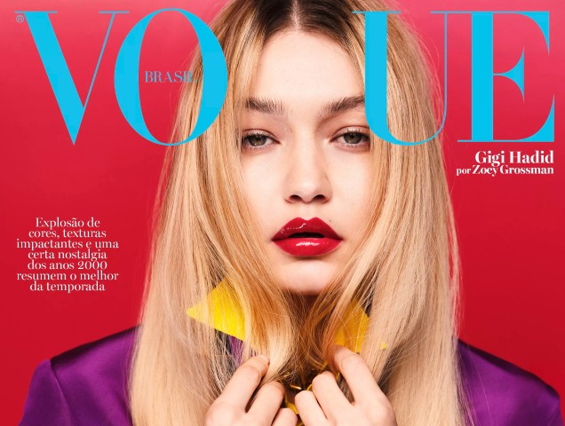 Vogue Brazil March 2022 : Gigi Hadid by Zoey Grossman