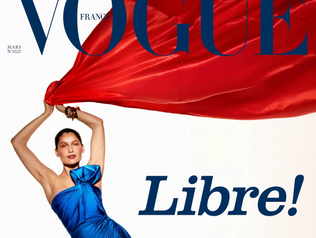 Vogue France March 2022 : Laetitia Casta by Carlijn Jacobs