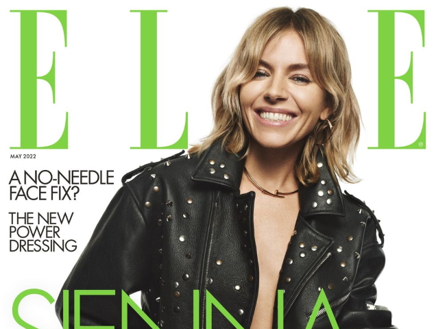 UK Elle May 2022 : Sienna Miller by Tom Schirmacher