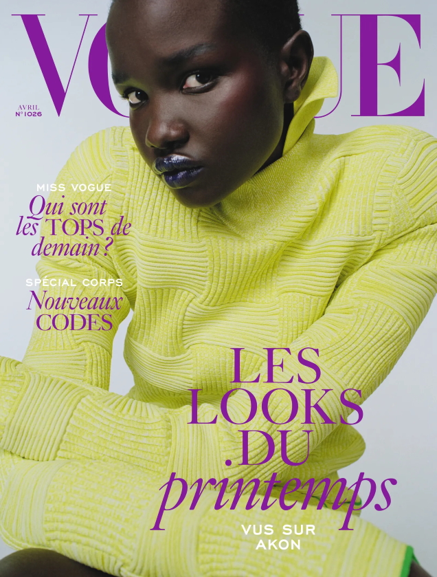 Vogue France April 2022 : Akon Changkou by Anthony Seklaoui