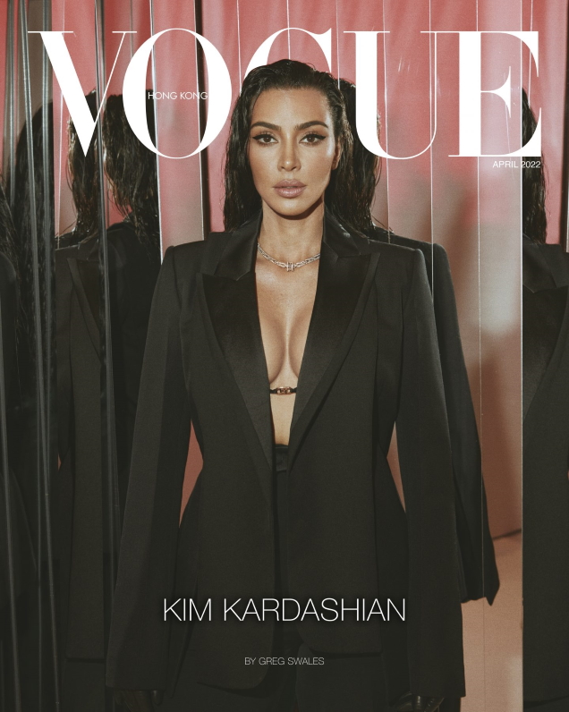 Vogue Hong Kong April 2022 : Kim Kardashian by Greg Swales