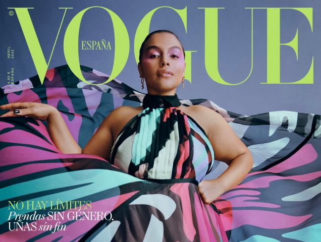 Vogue España April 2022 : Paloma Elsesser by Nadine Ijewere