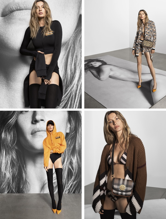 Burberry ‘TB Monogram’ Summer 2022 : Gisele Bündchen by Luigi & Iango