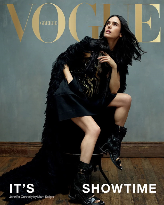 Vogue Greece May 2022 : Jennifer Connelly by Mark Seliger