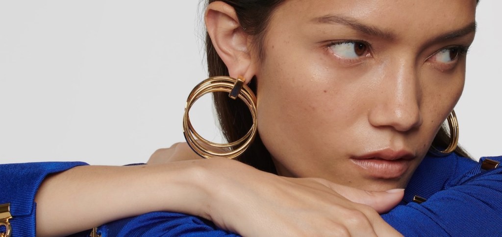 bold hoop earrings