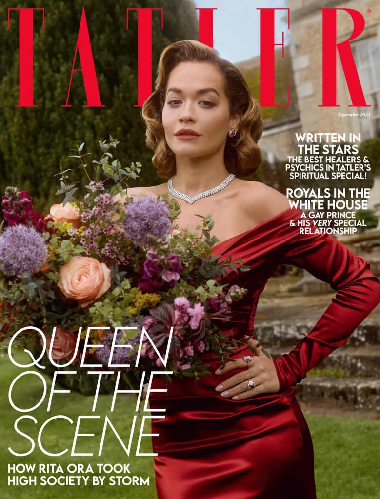 Tatler September 2023 : Rita Ora by Luc Braquet