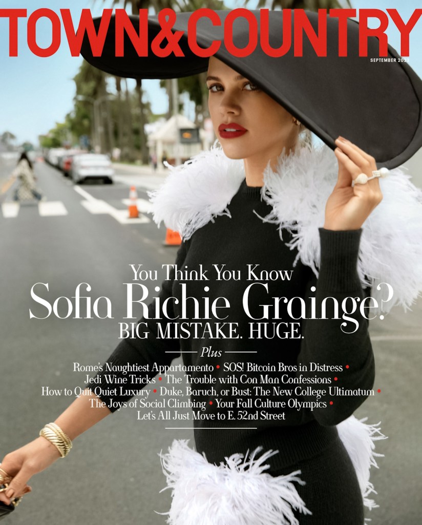 Town & Country September 2023 : Sofia Richie Grainge by Rebekah Campbell