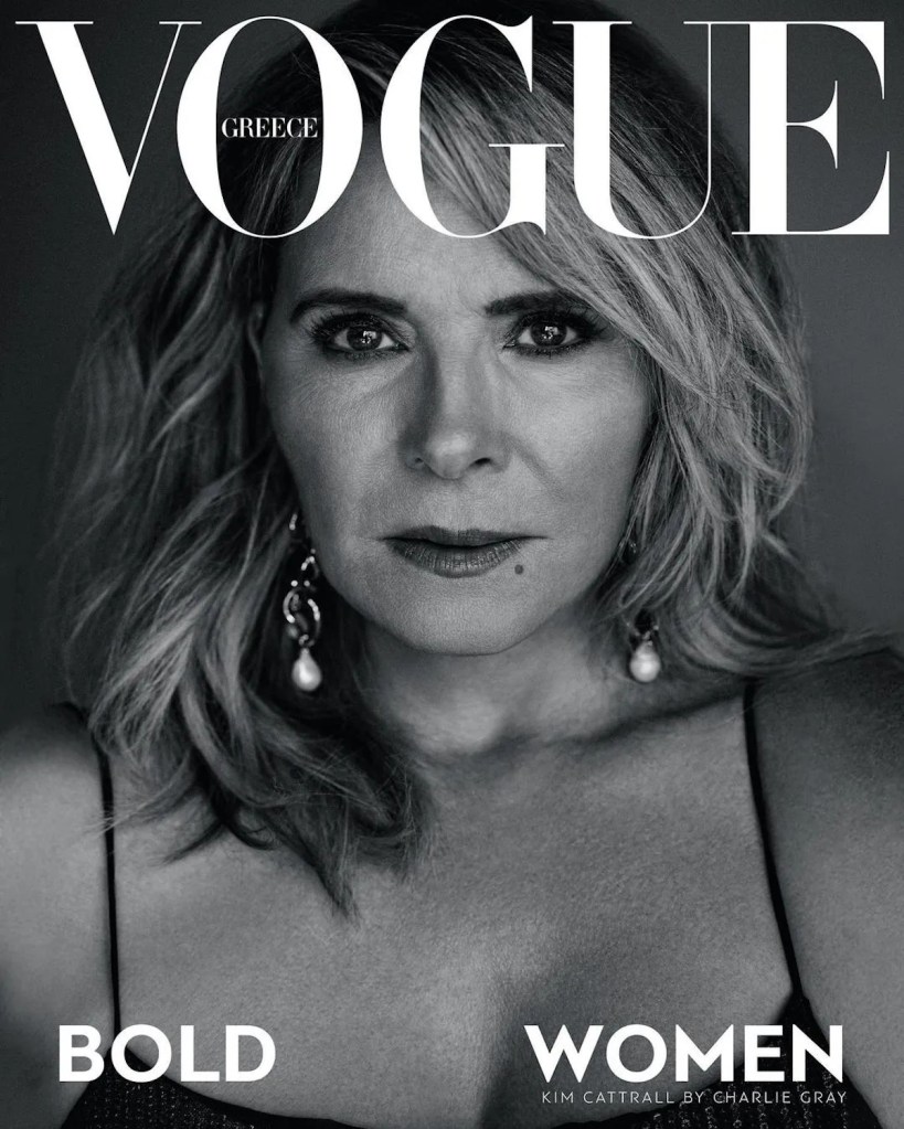 Vogue Greece September 2023 : Kim Cattrall by Charlie Gray