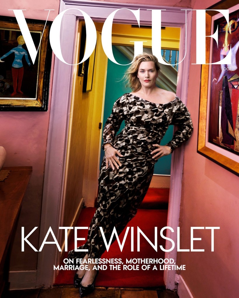 US Vogue October 2023 : Kate Winslet by Annie Leibovitz