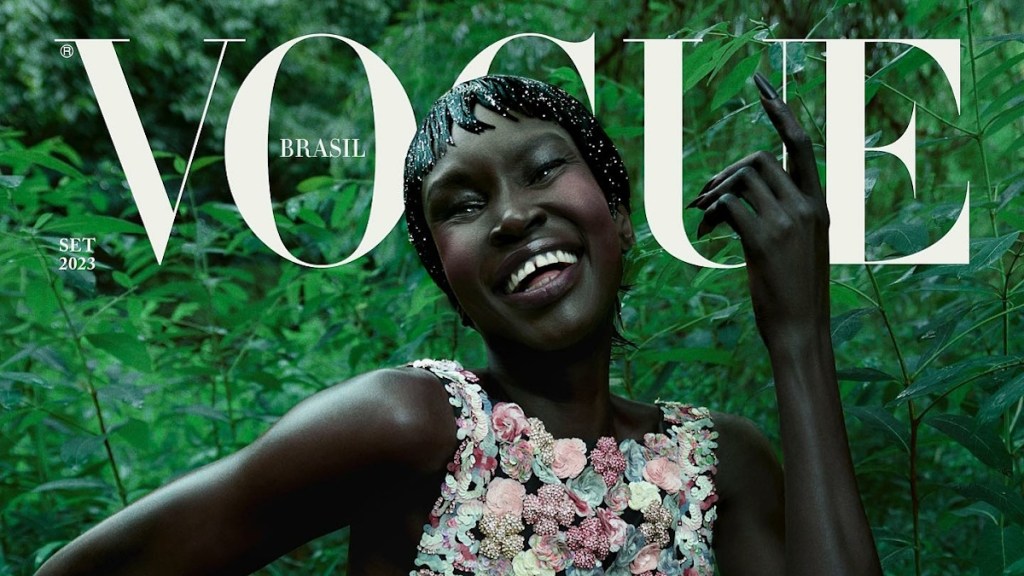 Vogue Brazil September 2023 : Alek Wek by Zee Nunes