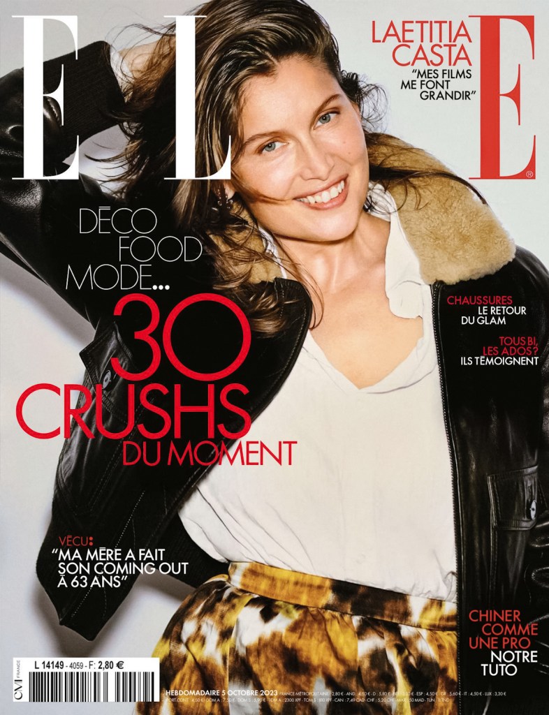 Elle France October 5, 2023 : Laetitia Casta by Boo George