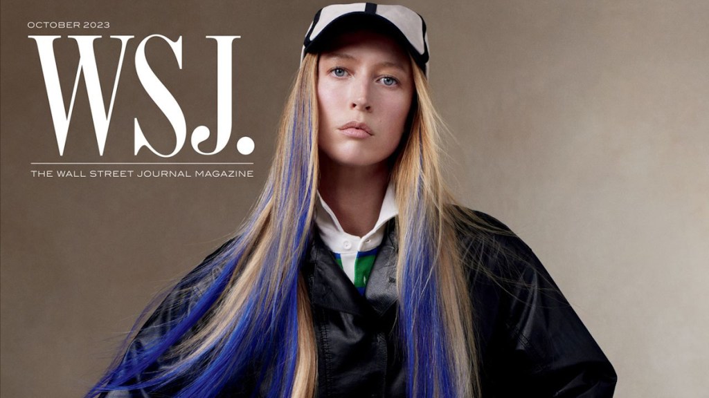 WSJ. October 2023 : Raquel Zimmermann by Ethan James Green