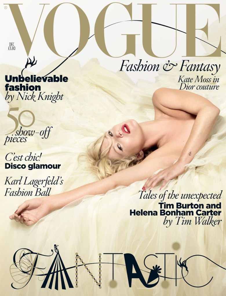 15 Times Kate Moss Rocked the Cover of British Vogue