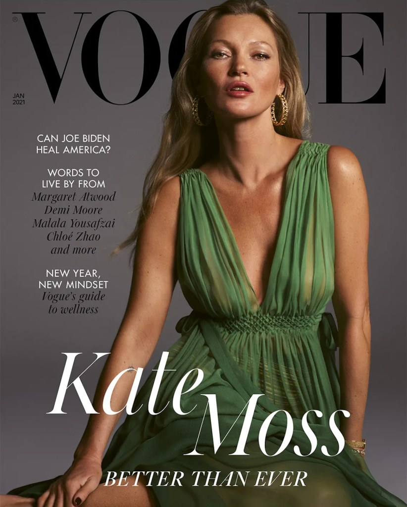 15 Times Kate Moss Rocked the Cover of British Vogue