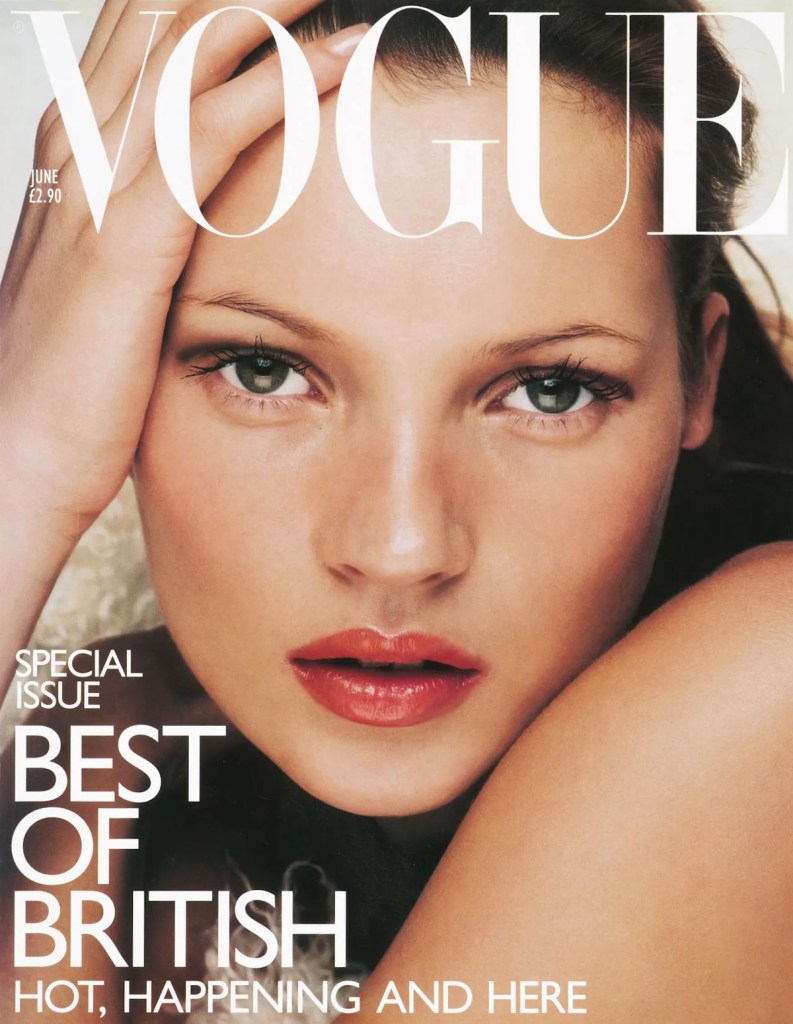 15 Times Kate Moss Rocked the Cover of British Vogue