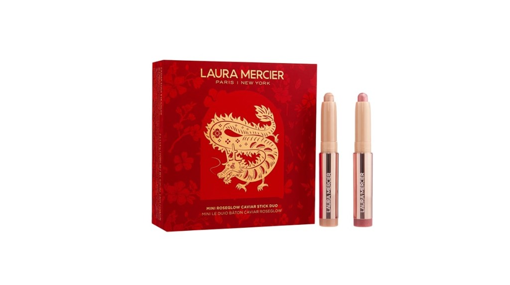 Lunar New Year Mini Roseglow Caviar Stick Duo | LAURAMERCIER.COM