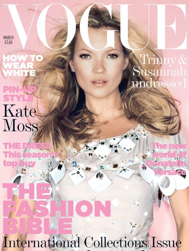 15 Times Kate Moss Rocked the Cover of British Vogue