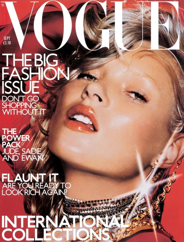 15 Times Kate Moss Rocked the Cover of British Vogue