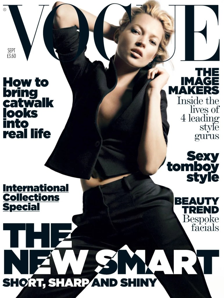 15 Times Kate Moss Rocked the Cover of British Vogue