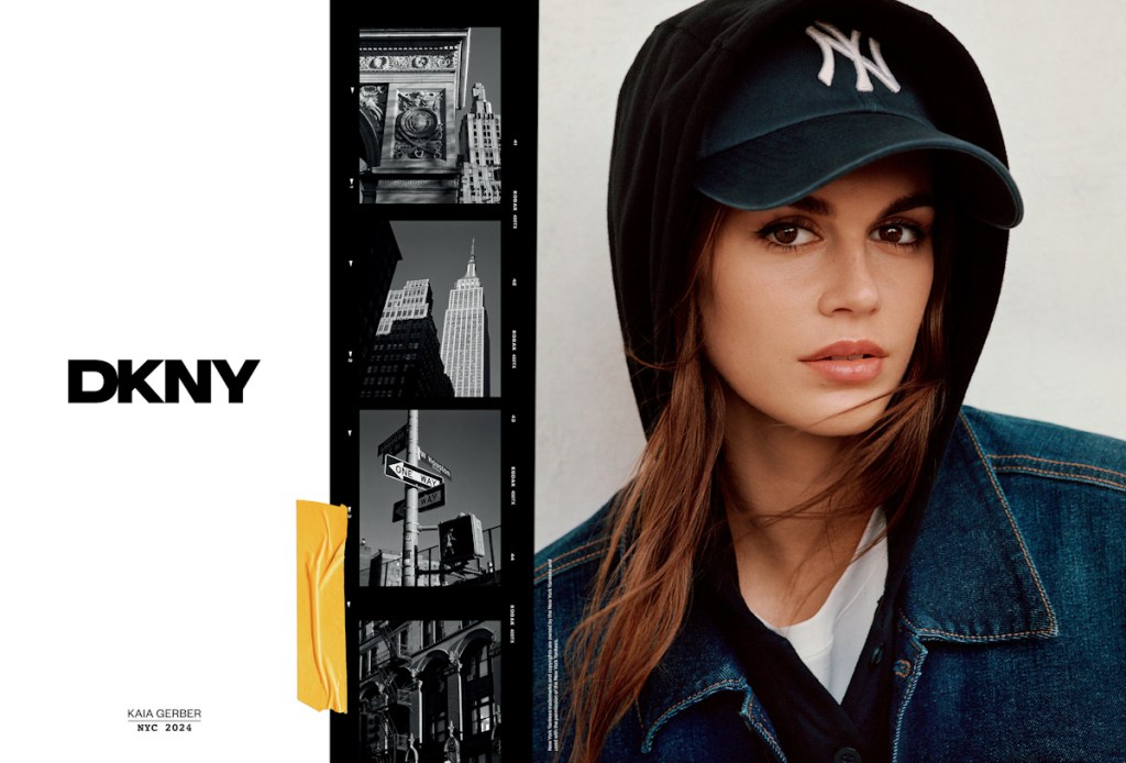 DKNY S/S 2024 : Kaia Gerber by Alasdair McLellan 