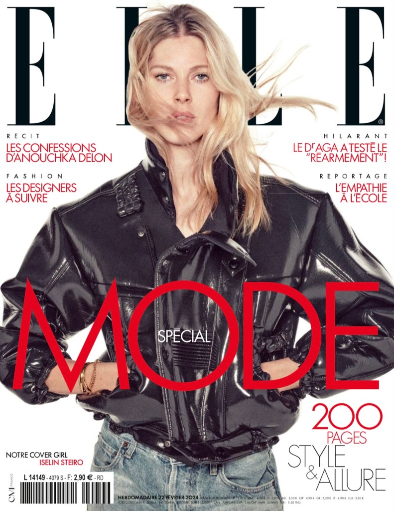 Elle France February 22, 2024 : Iselin Steiro & Saskia de Brauw by Daniel Jackson 