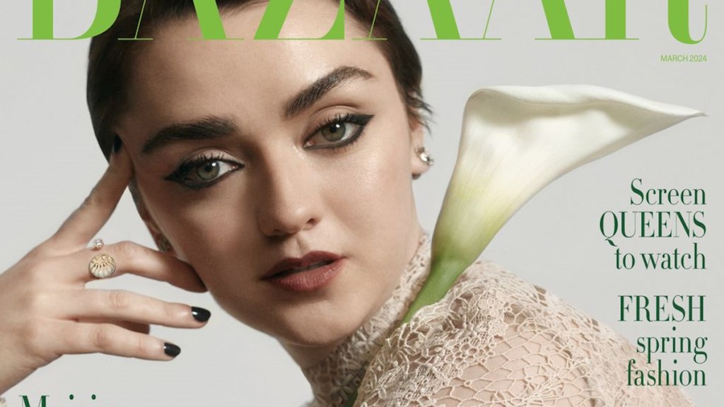 UK Harper’s Bazaar March 2024 : Maisie Williams by Agata Pospieszynska