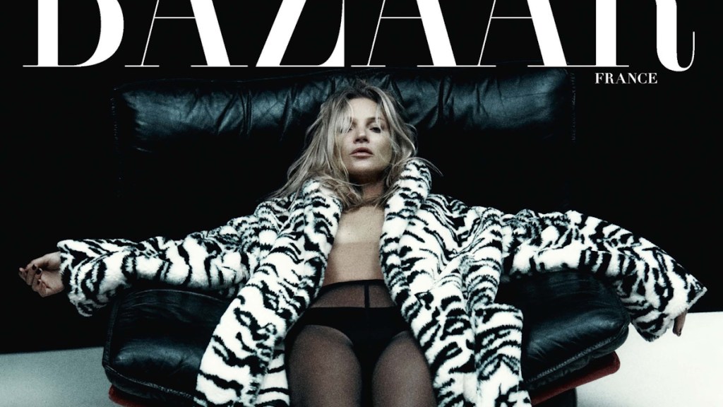 Harper’s Bazaar France March 2024 : Kate Moss by Robin Galiegue