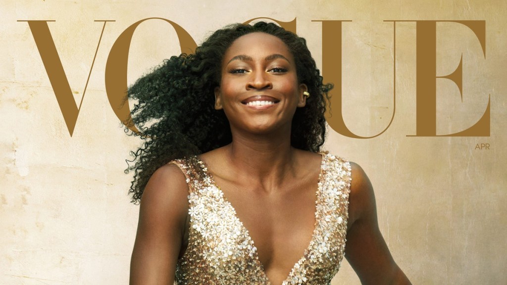 US Vogue April 2024 : Coco Gauff by Annie Leibovitz